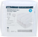 Washable-Dual-Layer-Mattress-Topper-Queen-Bed-White Sale