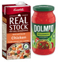 Campbells-Real-Stock-1-Litre-or-Dolmio-Pasta-Sauce-490500g-Selected-Varieties Sale