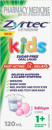 Zyrtec-Kids-Oral-Sugar-Free-Liquid-Bubble-Gum-120mL Sale