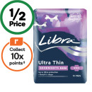 Libra-Ultra-Thin-Goodnights-Pads-Wings-Pk-10 Sale