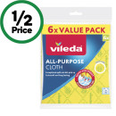 Vileda-All-Purpose-Cloth-Pk-6 Sale