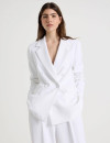 Blaq-Double-Breasted-Blazer-White Sale