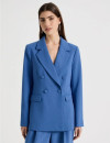 Blaq-Double-Breasted-Blazer-Blue Sale