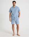 Soho-Traditional-PJ-Set-Poplin-British-Stripe Sale