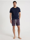 Soho-Tee-Short-Set-Maritime-Check Sale