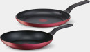 Tefal-Red-Delight-Induction-Non-Stick-Twin-Pack-28cm-frypan-and-28-cm-wok Sale