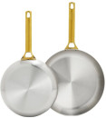 Greenpan-2pc-Padova-Reserve-Stainless-Steel-Frypan-Set-26-and-30cm Sale