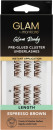 Glam-by-Manicare-Pre-Glued-Cluster-Lash-Espresso-Brown-3-Sets Sale