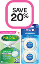 Save-20-on-Selected-Polident-Oral-B-Products Sale