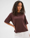 Australian-Cotton-Heavyweight-Oversized-Boxy-Tee-Espresso Sale