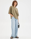 Australian-Cotton-Heavyweight-Oversized-Boxy-Tee-Dusty-Olive Sale