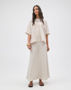 European-Linen-Seamed-T-Shirt-Flax Sale
