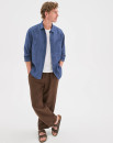 European-Linen-Long-Sleeve-Shirt Sale