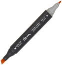 Born-Dual-Tip-Artist-Marker-Orange Sale