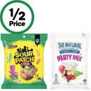 The-Natural-Confectionery-Co-130-230g-Sour-Patch-Kids-190g-or-Pascall-Sugar-Lolly-Bags-160-300g Sale