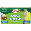 Sabco-Nitrile-Long-Cuff-Medium-or-Large-Disposable-Gloves-Pk-100 Sale