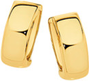 9ct-Gold-10mm-Polished-Huggie-Earrings Sale
