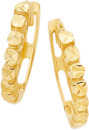 9ct-Gold-Diamond-Cut-Huggie-Earrings Sale