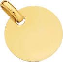 9ct-Gold-20mm-Round-Engravable-Disc-Pendant Sale