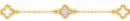 9ct-Gold-Diamond-Multi-Open-Clover-Bracelet Sale