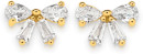9ct-Gold-Cubic-Zirconia-Bow-Stud-Earrings Sale
