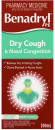 Benadryl-Dry-Cough-Nasal-Congestion-Liquid-200mL Sale