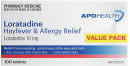 Apohealth-Loratadine-Hayfever-Allergy-Relief-100-Tablets Sale
