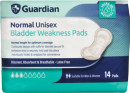 Guardian-Unisex-Bladder-Weakness-Pads-Normal-14-Pack Sale