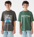 Short-Sleeve-Oversized-Washed-Printed-T-Shirt Sale