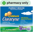 Claratyne-Childrens-Hayfever-Allergy-Relief-Grape-Flavoured-30-Tablets Sale