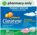 Claratyne-Childrens-Hayfever-Allergy-Relief-BubbleGum-Flavoured-30-Tablets Sale