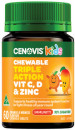 Cenovis-Kids-Chewable-Triple-Action-Vit-C-D-Zinc-Orange-Mango-Flavour-60-Tablets Sale