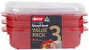 Dcor-Microsafe-Easy-Heat-Container-900mL-3-Pack Sale