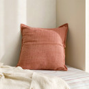 Sorano-Linen-Blend-Cushion-Brick Sale