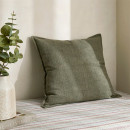 Sorano-Linen-Blend-Cushion-Olive Sale