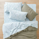 Beth-Cotton-Sheet-Set-Green-Floral Sale
