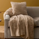 Lumi-Faux-Fur-Throw-Stone Sale