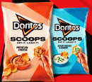 NEW-Doritos-Scoops-Mexican-Cheese-or-Sour-Cream-120g Sale