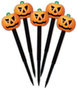 Click-Pumpkin-33cm-Halloween-Solar-Stake-Lights-in-Orange-Pack-of-5 Sale