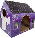 Baxter-Bone-Halloween-Cardboard-Cat-House-with-Scratcher-Insert Sale