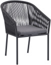 Mimosa-Rope-Aluminium-Dining-Chairs-in-Charcoal Sale