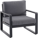Mimosa-Cordoba-1-Seater-Aluminium-Lounge-in-Charcoal Sale