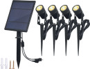 Gardenglo-400lm-Solar-Powered-LED-Spotlights-Pack-of-4 Sale
