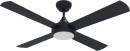 Arlec-Boston-II-130cm-4-Blade-DC-Ceiling-Fan-with-CCT-Light-and-Remote-in-Black Sale