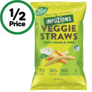 InfuZions-Veggie-Straws-Crackers-or-Rings-90g Sale