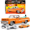 Mattel-Brick-Shop-Hot-Wheels-Custom-62-Chevy-Pickup-Building-Toy-Kit Sale