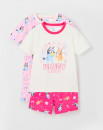 Bluey-Australian-Cotton-2-Pack-Top-Shorts-Younger-Girls-Pyjama-Set Sale