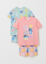 Disney-Organic-Cotton-2-Pack-Younger-Girls-Pyjama-Set-Lilo-Stitch Sale