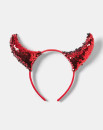 Halloween-Devil-Horns-Headband-Red Sale