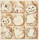 27-Piece-Halloween-Craft-Wood-Icons Sale